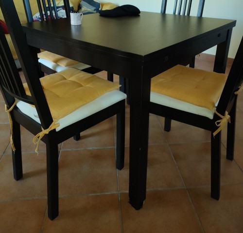 Tavolo nero estensibile - , ikea
