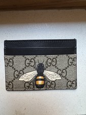 Portacarte Gucci Beige Tela GG