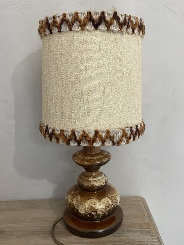 Lampe vintage céramique - lampe,