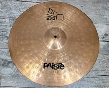 Batteria Paiste Alpha 20" Full Ride Bronze Cymbal Drums •Made in Switzerland•