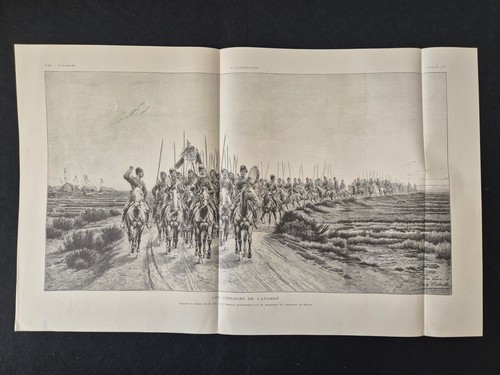 1891 les cosaques ataman - cosaques, l'ataman