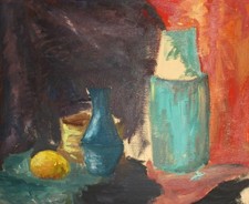 Dipinto ad olio espressionista