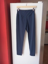 Pantaloni leggings a vita alta blu 