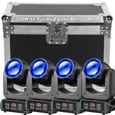 4x 200W 18 Prisma LED Beam