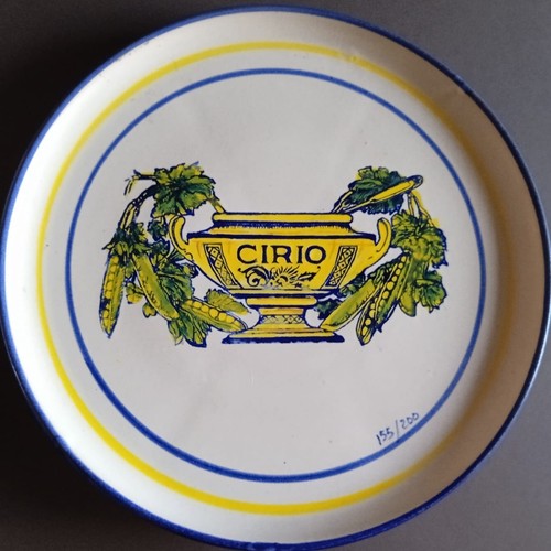 Cirio piatto pubblicitario per - pubblicitario,