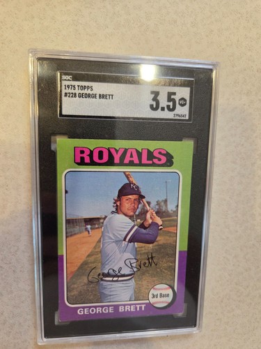1975 topps 228 george - 1975, brett