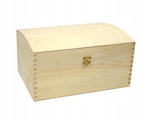 Scatola legno bauletto pirata
