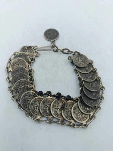 Bracciale con monete stile - con,