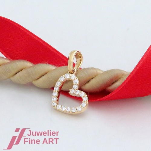 Ciondolo cuore brillante con