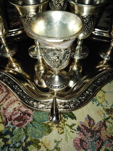 Ottone argentato vassoio 6 - vassoio,