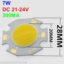 Led COB alta potenza 28mm 9V