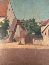 Bella Grande Pittura 1920 Olio