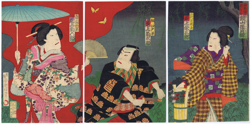 Utagawa kunisada teatro - kunisada,