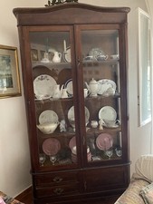 Vetrina/Cristalliera anni'40 stile Chippendale