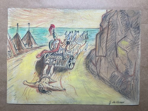 Giorgio chirico disegno su - giorgio, de