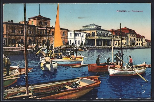 Brioni panorama sul - porto, con