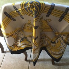 Hermes Scarf GRANDE TENUE Silk