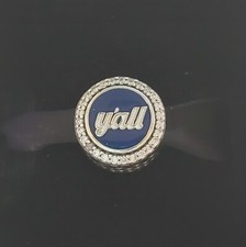 Pandora all bead charm - y'all,