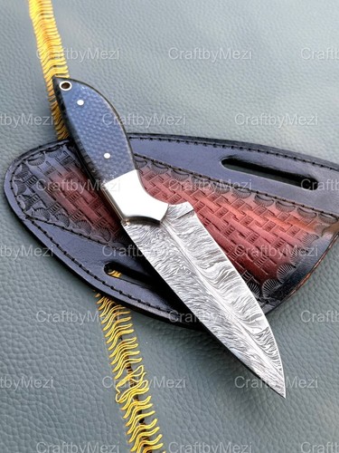 Coltello piuma damascata - , fatto