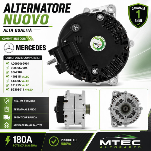 Alternator mercedes benz - alternator, mercedes-benz