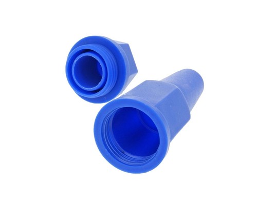 Scatola candela plastica blu