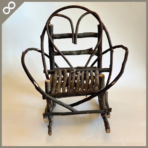 Sedia dondolo vintage - vintage, fatta
