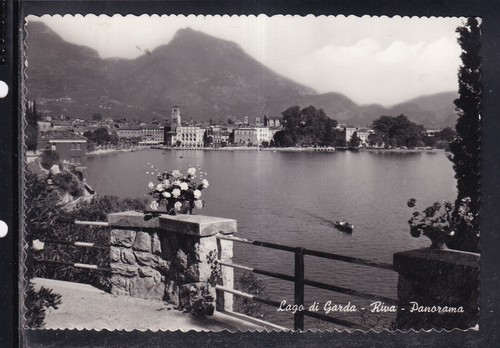 Cartolina lago garda riva - di,