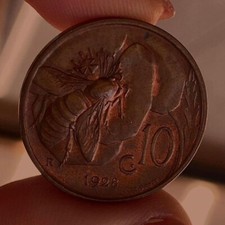10 CENTESIMI 1928 APE RARA