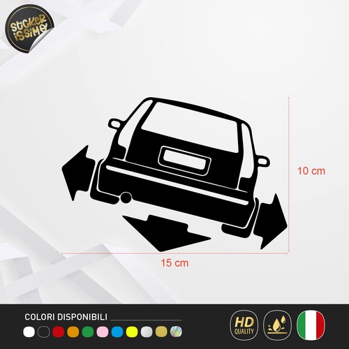 Adesivo auto down out - auto, down-out