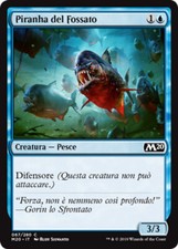 MTG 4x MOAT PIRANHAS EXC - PIRANHA DEL FOSSATO - M20 - MAGIC