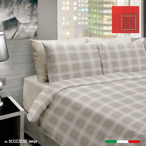 Copripiumino scozzese 100 - scozzese, 100%