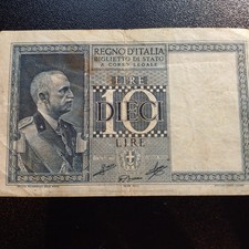 Banconota Regno D Italia 10