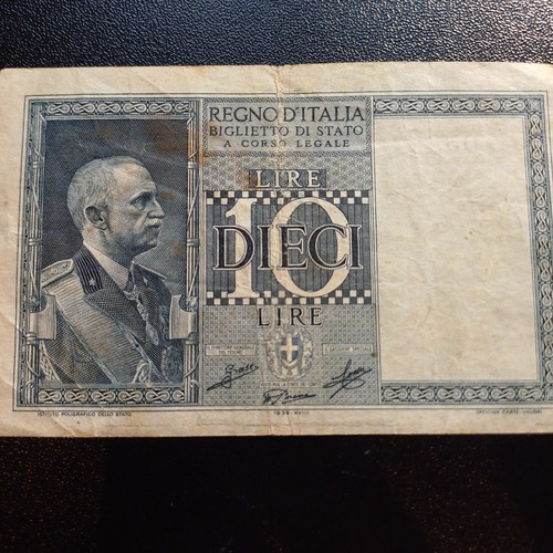 Banconota regno italia - d,