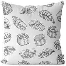 Fodera cuscino grafica Sushi