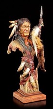 Indiano Busto - Guerriero Con