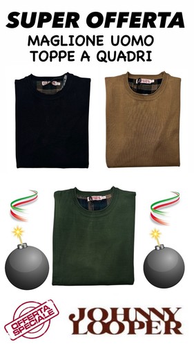 Maglione uomo girocollo - maglione,