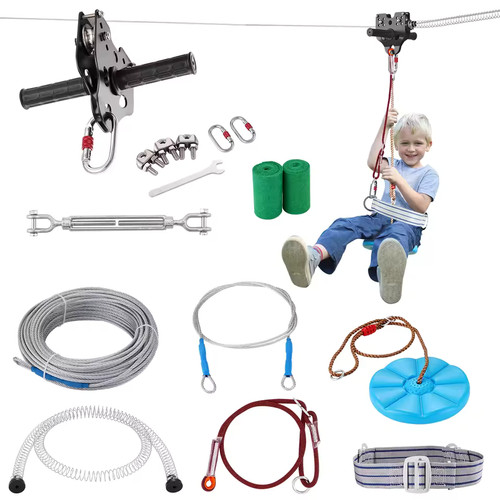 Kit zipline carrucola giardino - zipline,