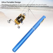 Tragbare Angelrute Stiftfischereisen Hohe Kraft Für Abenteuer