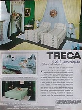PUBLICITE TRECA MATELAS SOMMIER LITERIE ACCOTOIR DE 1965 FRENCH AD PUB VINTAGE