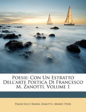 Zanotti - Poesie  Con Un