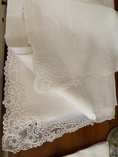 LENZUOLO IN LINO CON PIZZO MACRAMÈ