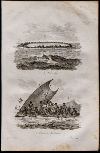 1835 isole gambier - gambier, e