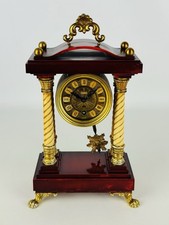 Schmid 8 Day Orologio Meccanico Pendolo Da Tavolo Anni ‘60