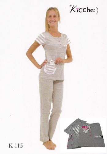 Pigiama donna kicche young - pigiama,