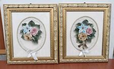 Coppia Quadri  Con Fiori