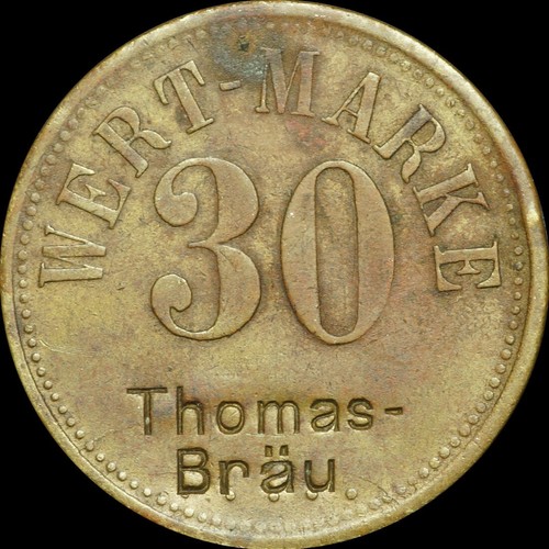 Marca birra pfennig - birra:, 30