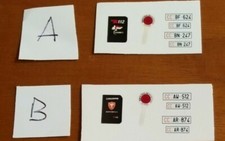 2x KIT ADESIVI 1/43 FB paletta