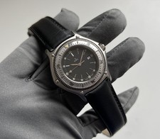 EBEL Discovery 983913 HAU Diver 38mm acciaio quadrante nero anni 90 vintage