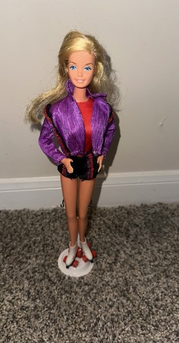 Bambola barbie pattinaggio - bambola,