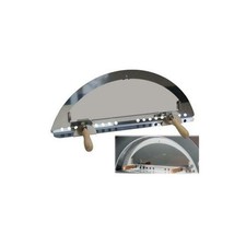 CHIUDERNA IN VETRO PER FORNO BELLA NAPOLI VESUVIO CON IMPUGNATURA IN LEGNO